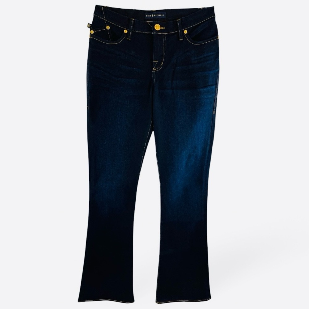 Rock & Republic Women's Kendra Curvy Bootcut Jeans Denim RX